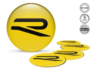 VW Radaufkleber Logo Hochwertige Epoxy-Edition
